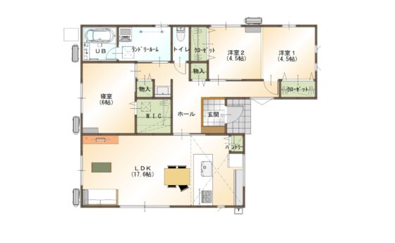 倉吉市福庭町Ⅱモデルハウス