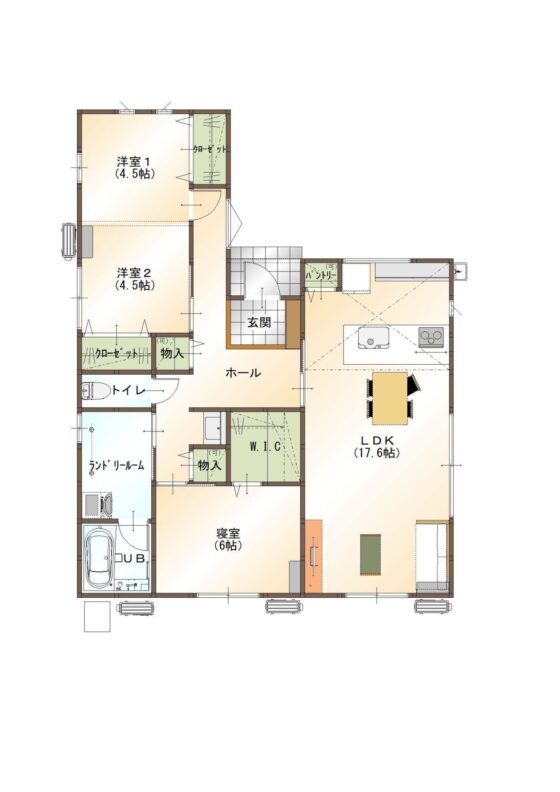 倉吉市福庭町Ⅱモデルハウス